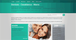 Desktop Screenshot of implant-dentaire-maroc-ma.com