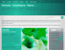 Tablet Screenshot of implant-dentaire-maroc-ma.com